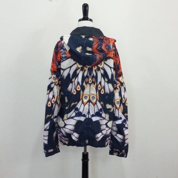 Givenchy Multicolor Print Hooded Zip Front Jacket - XXL - Picture 6 of 13